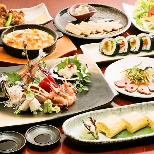 【絶品9品2.5H飲み放題付き】まかないやコース5000円(税込)