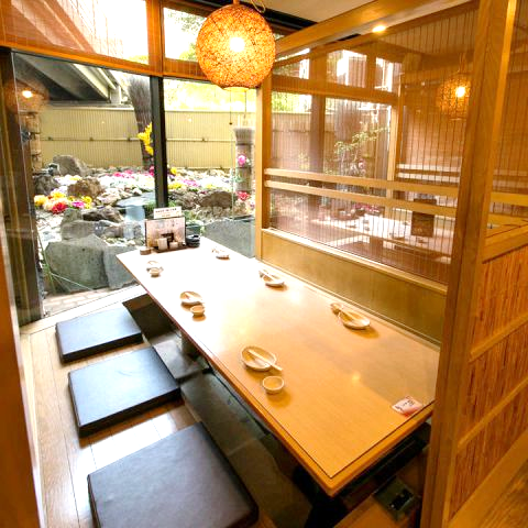 [For family events and entertainment ◎] A relaxing private room banquet without worrying about the surroundings