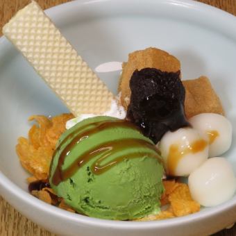 和風抹茶アイスパフェ