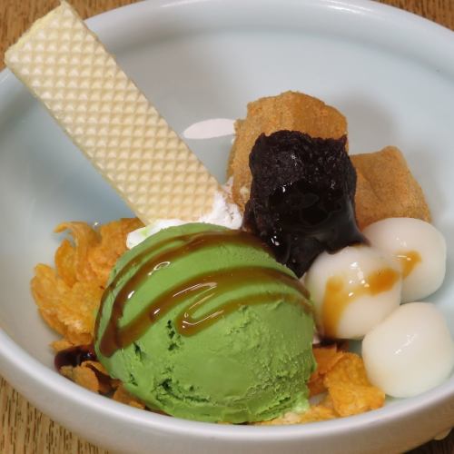 和風抹茶アイスパフェ