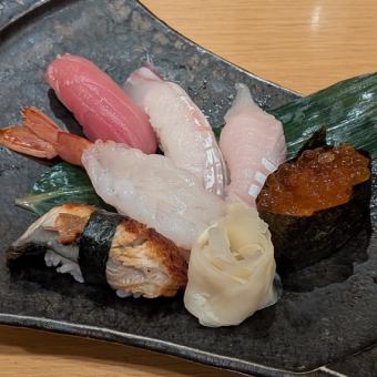 板前にぎり寿司6貫