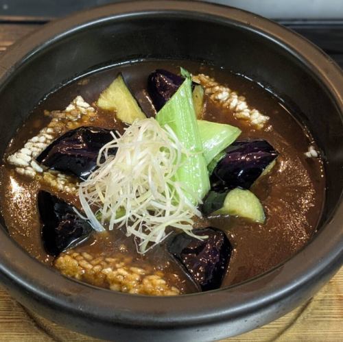 おこげ麻婆なす