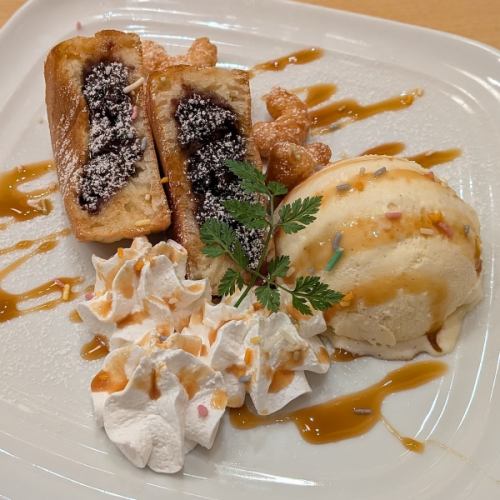 今川焼アイス添え各種