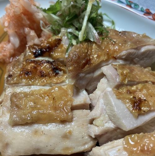 伊勢鶏の炭火焼きポン酢