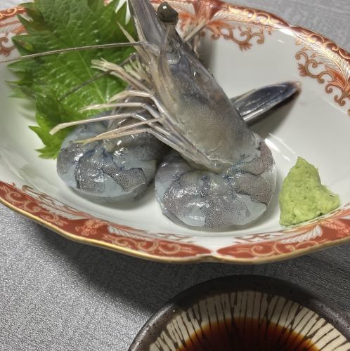 天使のエビお刺身　2尾