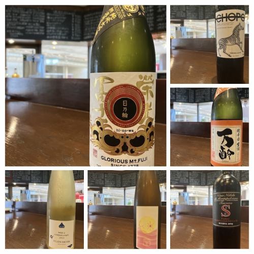 季節ごとに入れ替わる日本酒やワインをはじめ、サワーやソフトドリンクまでラインナップ豊富にご用意