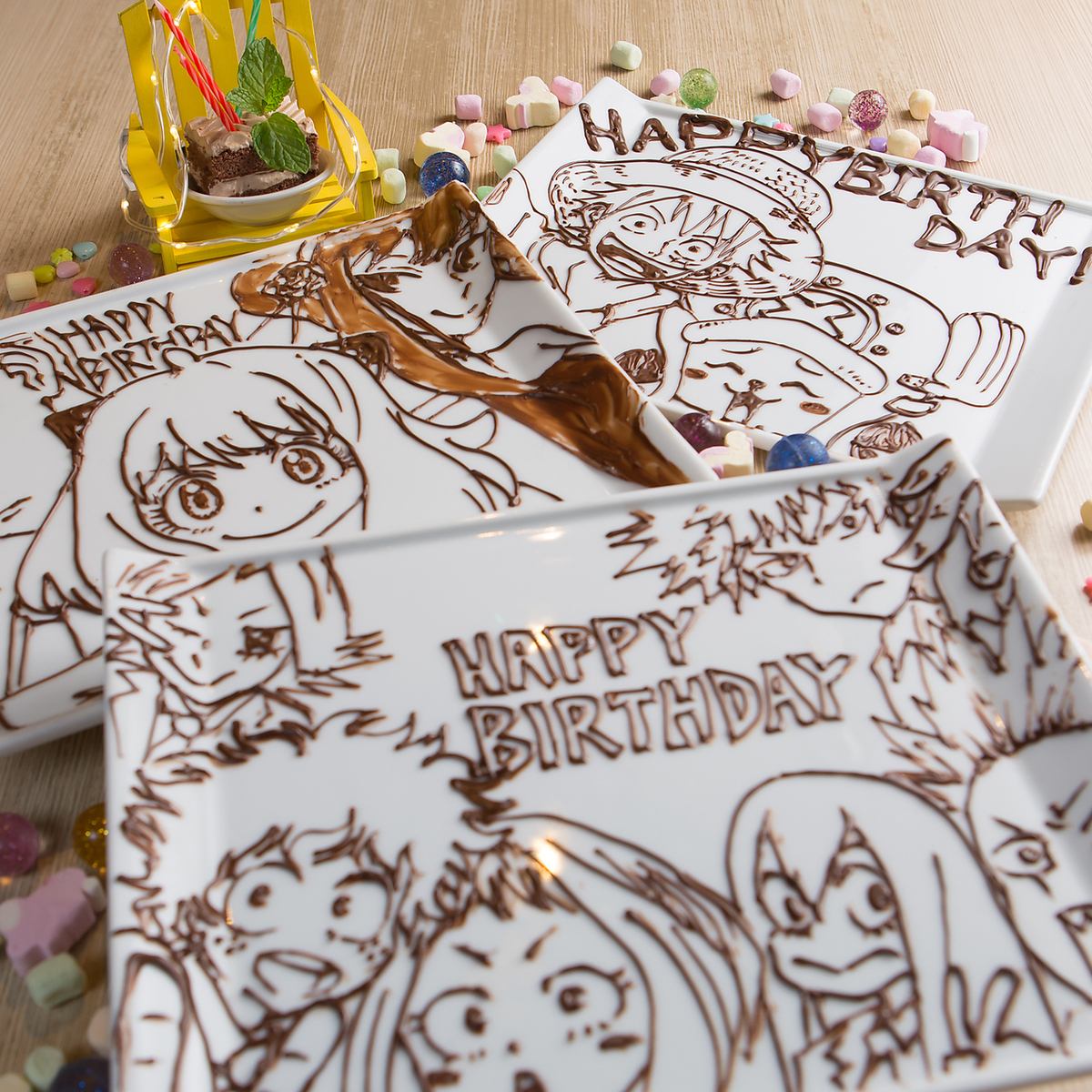 生日・記念日の方に特製メッセージプレートプレゼント☆