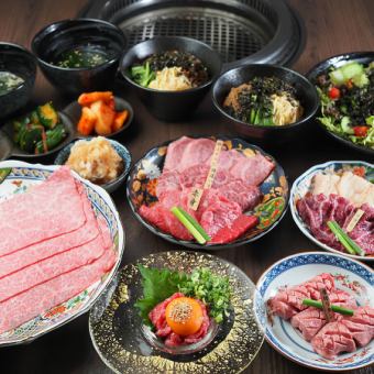 【这是为了约会！！】享受豪华精选的和牛...“和牛三摩地套餐”13道菜总计6,000日元*需要预订！