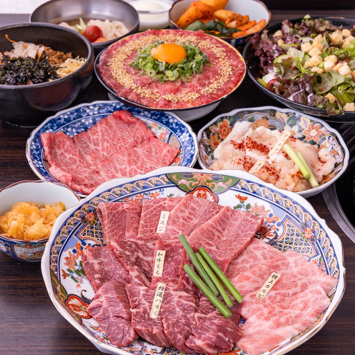 [Specially selected meat is Japanese black beef!] All seats are private rooms with a sense of privacy.