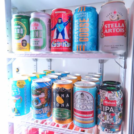 クラフトビールや台湾ビールなどドリンクも充実の品揃え