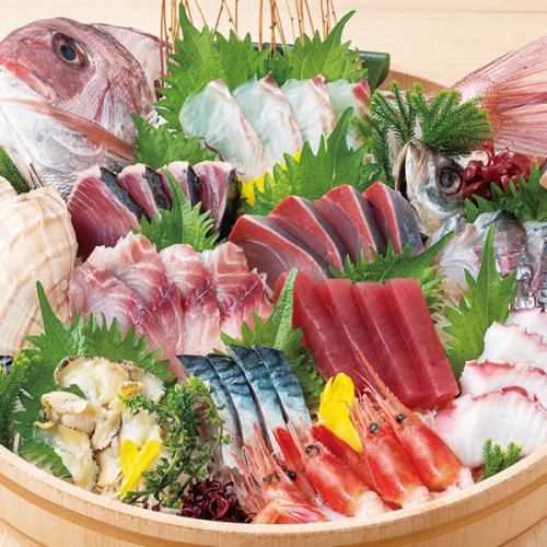 We pride ourselves on our fresh sashimi.