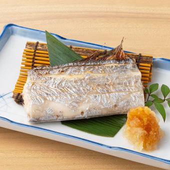 太刀魚 若狭焼き 柚子おろし添え