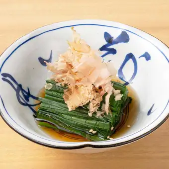 行者菜のお浸し