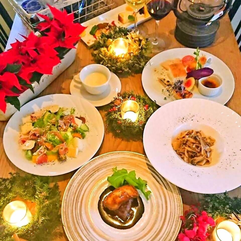 おしゃれな雰囲気で女性に人気のコースもご用意しております♪