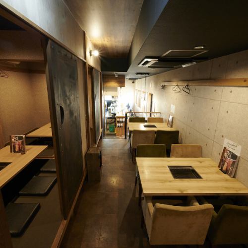 シックで落ち着いた店内◎