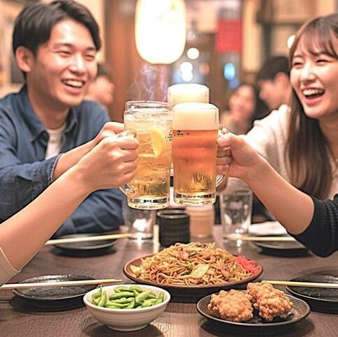 ≪90分飲み放題付き≫おまかせ！みんなで9品wakewakeコース  