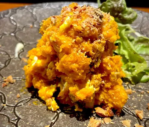 かぼちゃとクリームチーズのサラダ