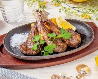 grilled lamb on the bone