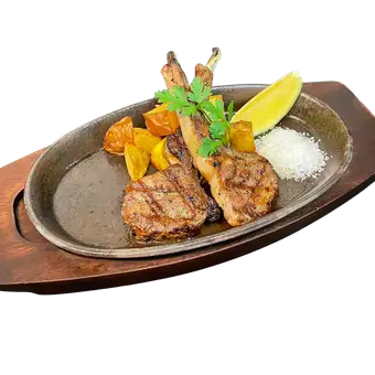Grilled lamb chops (2 pieces)