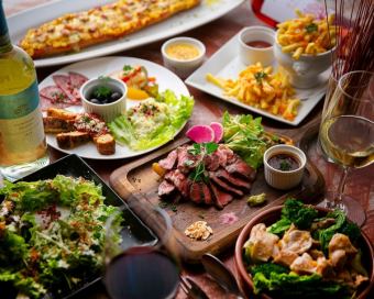 【90分飲放題付】全10品 ポテト食放題付6,000円コース