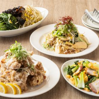 【おきがる中華コース】日・祝・平日限定◎中華焼きそばなど全4品《2980円(税込)》