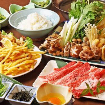 ★ November only 5500 yen shabu-shabu now 5000 yen ★ Winter shabu-shabu hotpot with all-you-can-drink, 6 dishes total