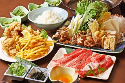 ★ November only 5500 yen shabu-shabu now 5000 yen ★ Winter shabu-shabu hotpot with all-you-can-drink, 6 dishes total
