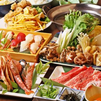 ★ November only 6,600 yen shabu-shabu now 6,000 yen ★ Domestic beef shabu-shabu ★ All-you-can-drink included 8 dishes