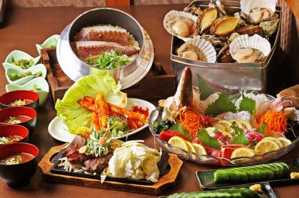 ★ November only: 8,000 yen, now 7,980 yen with deluxe all-you-can-drink. 7 dishes, 7,980 yen (tax included)
