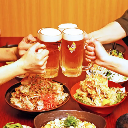 [Enjoy after-parties and late-night parties!] Weekend specials: 55 yen per drink (excluding tax)! Endless all-you-can-drink also planned!
