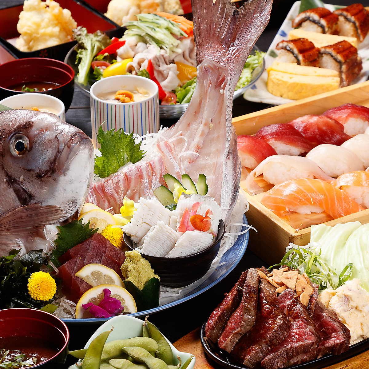 Located right next to Kyoto Station! Enjoy a relaxing meal in our comfortable restaurant.