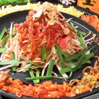 4,000 yen with authentic bulgogi, 8 dishes, 120 minutes [all you can drink]