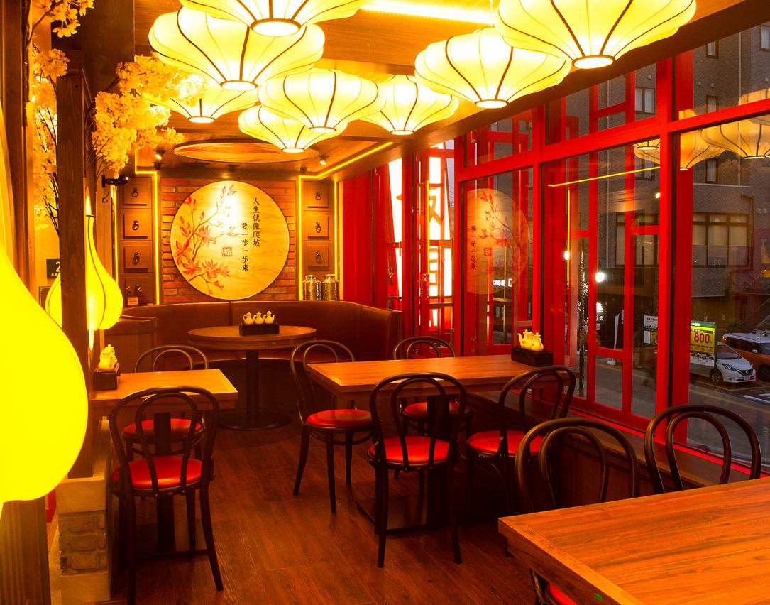 The interior is reminiscent of Jiufen in Taiwan! A small Taiwan has been created in Kariya!