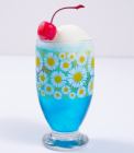Blue cream soda