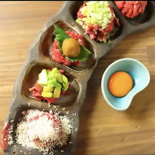 【こだわりの逸品】和牛ユッケ盛り合わせ