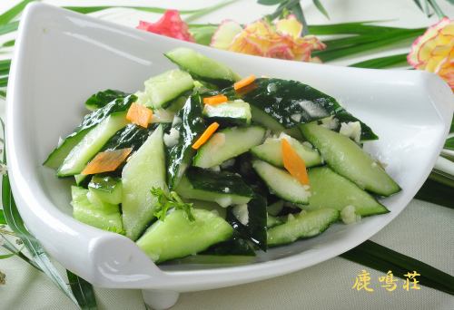 Sweet and sour pickled cucumber
