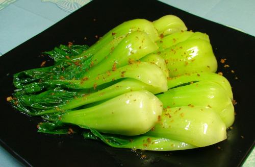 Stir-fried Garlic Flavored Chinese Vegetables