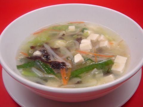 野菜豆腐スープ