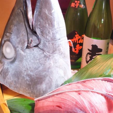 Enjoy wild bluefin tuna! 11-item tuna course 4,000 yen (tax included) / 5,000 yen (tax included) with all-you-can-drink *For 3 or more people!