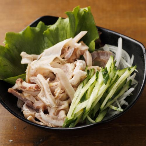 ガツ刺し(ポン酢、にんにく醤油)