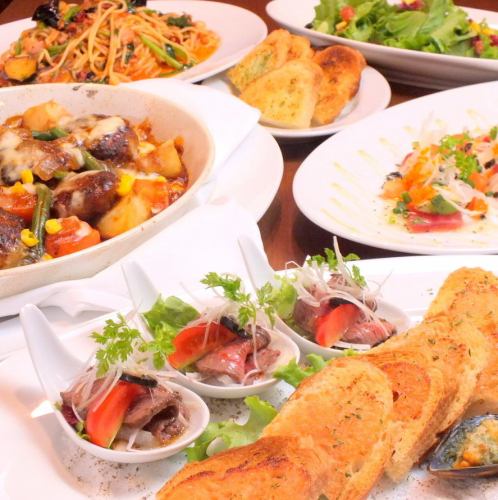 Party menu that you can enjoy authentic western food !!