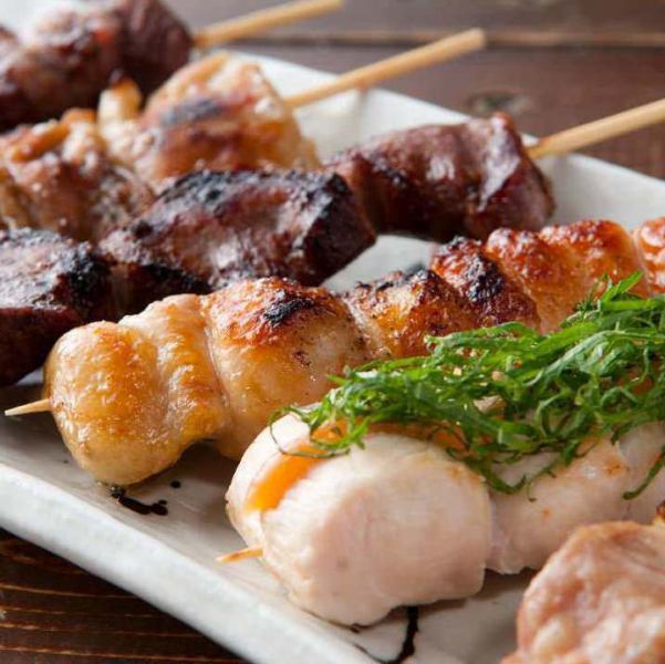 "Recommended 6 skewers" where you can taste juicy meat