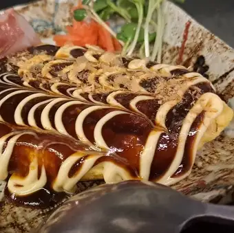 タコ焼き風ふんわりオムレツ