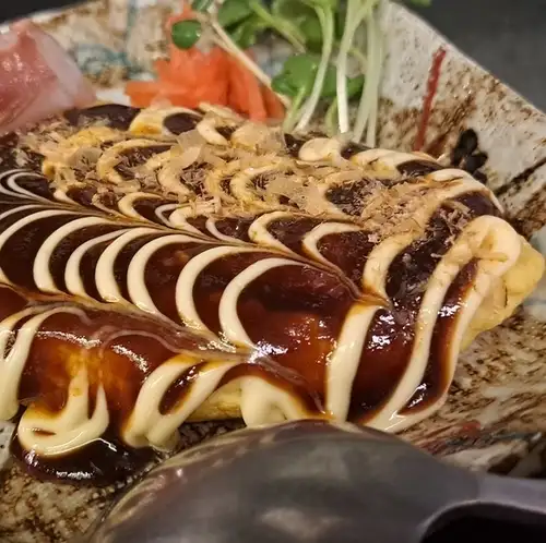タコ焼き風ふんわりオムレツ