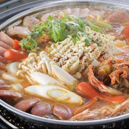 ハヌリの大人気韓国鍋！★プテチゲ　1人前