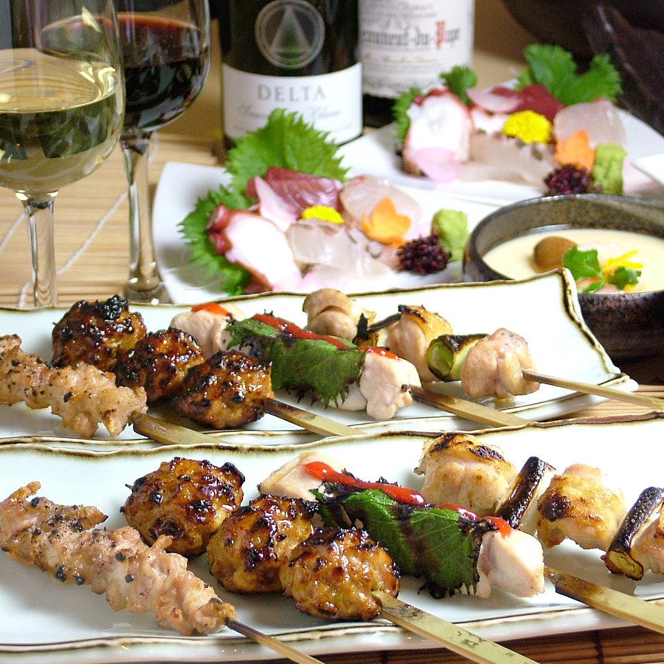 ◎ Preparing recommended courses for various banquets ◎ Exquisite yakitori that burns in front of you with charcoal ★