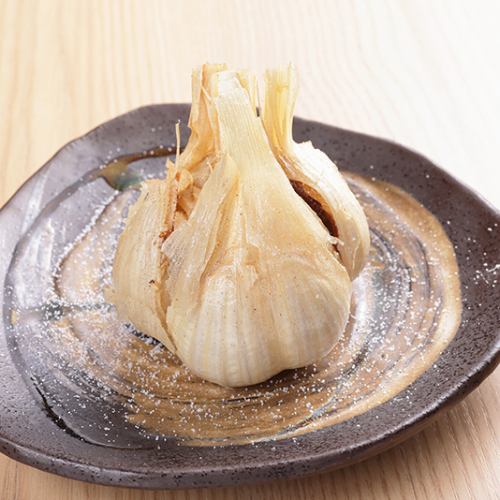 아오모리현산 마늘의 둥근 튀김