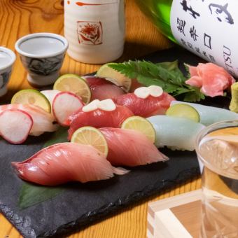 寿司の盛り合わせ 5種10カン