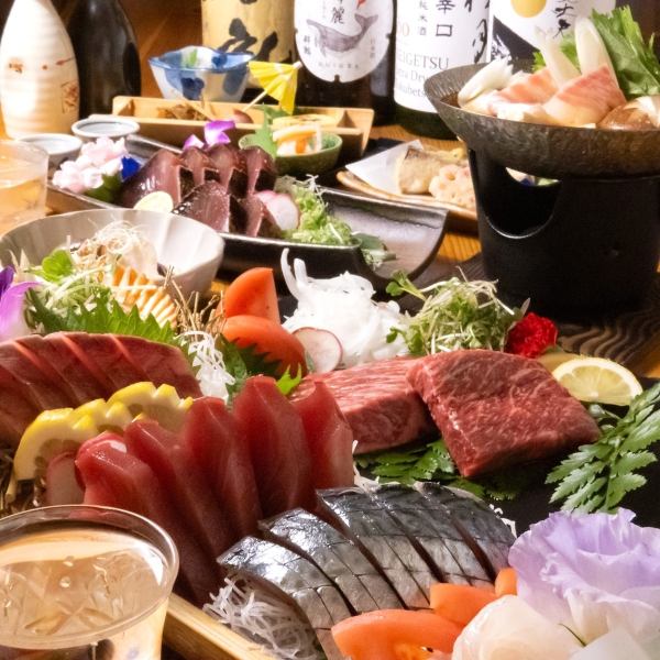 コース料理がおすすめ！5500円～のコースをご堪能