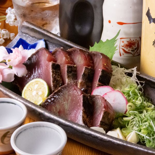 鰹の塩タタキ